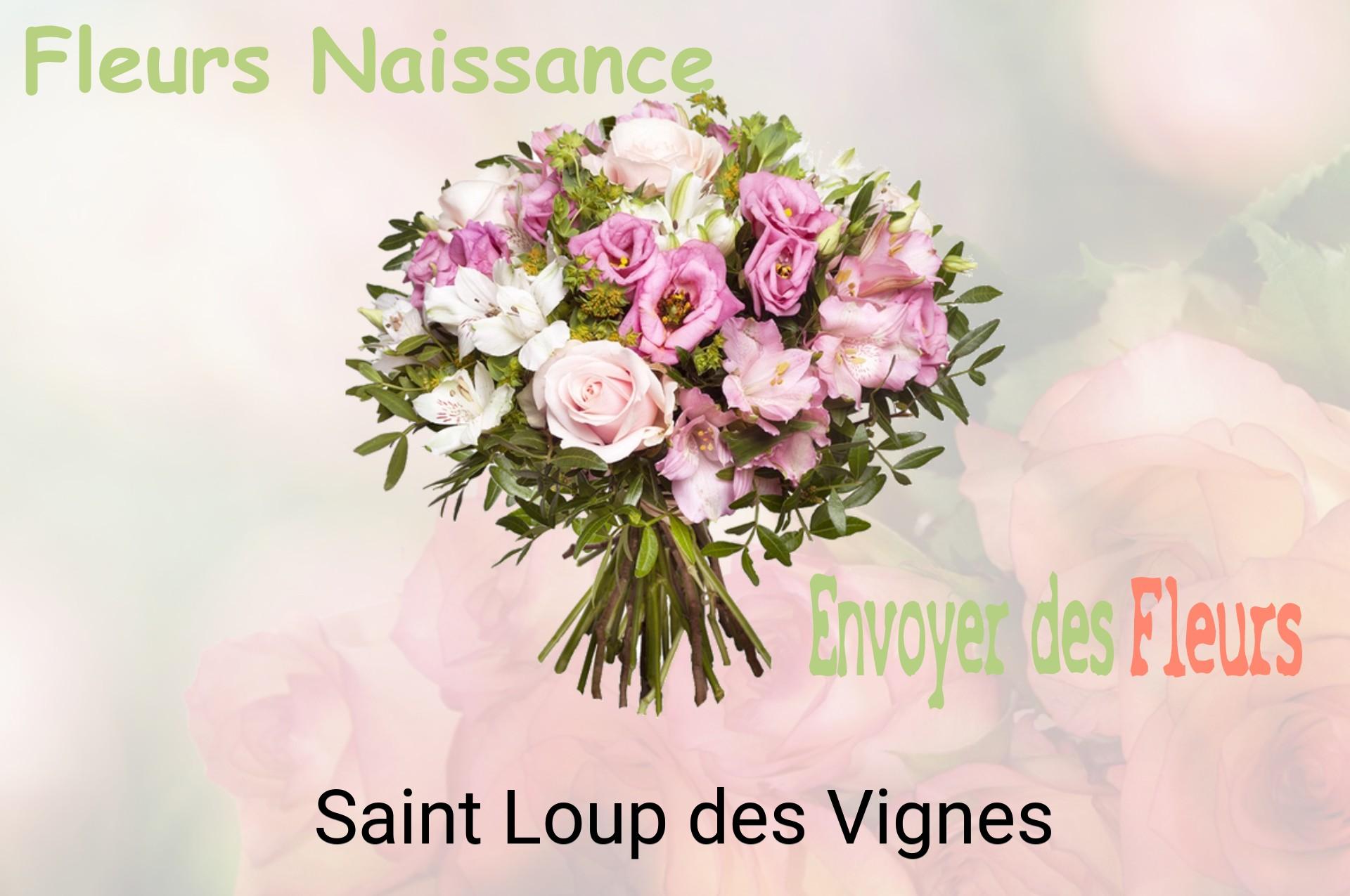 Bouquet de fleurs de naissance livré à Saint-Loup-des-Vignes