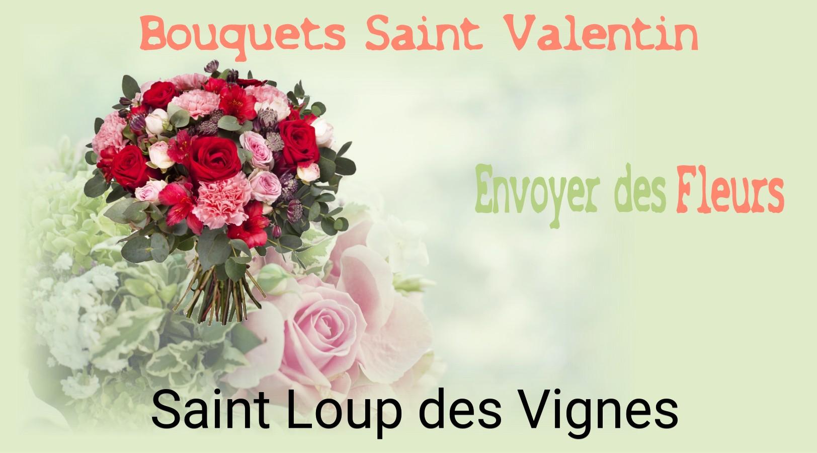 Roses de Saint-Valentin livrées à Saint-Loup-des-Vignes